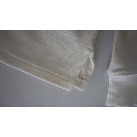 Polo Ralph Lauren Boy's Sz S (8) Cream Cotton Interlock Quarter-Zip Pullover - Picture 6 of 9